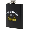 image:imageStainless Steel 6 Oz Hip Flask  Beast of Bourbon  Drinking flask with humorous inscription for weddings bachelor parties sporting events amp golf outingsIll Bring The Tequila BlackNeon Yellow