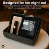 image:imageStainless Steel 6 Oz Hip Flask  Beast of Bourbon  Drinking flask with humorous inscription for weddings bachelor parties sporting events amp golf outingsLet Your Boys Be Country Black