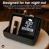 image:imageStainless Steel 6 Oz Hip Flask  Beast of Bourbon  Drinking flask with humorous inscription for weddings bachelor parties sporting events amp golf outingsBeast of Bourbon Black