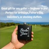 image:imageStainless Steel 6 Oz Hip Flask  Beast of Bourbon  Drinking flask with humorous inscription for weddings bachelor parties sporting events amp golf outingsBirdie Juice Black