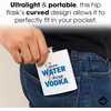 image:imageStainless Steel 6 Oz Hip Flask  Beast of Bourbon  Drinking flask with humorous inscription for weddings bachelor parties sporting events amp golf outingsSave Water Drink Vodka White