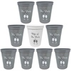 image:imageFunky Junque Bridal Bachelorette Party Cups  1 Wife of The Party 8 The Party9 Pack  1 Wife of The Party WhiteGrey  8 The Party SilverWhite