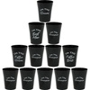 image:imageFunky Junque Bridal Party Shot Glass Set 4  Im the  Shatterproof reusable shot glasses for weddings bachelorette parties bridal showers birthdays amp celebrations12  Im the  Bridal Party Pack  Groom Side
