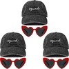 3 Squads (Black) & 3 Heart Sunnies (Red)