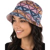 image:imageFunky Junque Bucket Hat for Women  Packable Waterproof Outdoor Sun Hat Mens Beach Fishing HikingReversible  Aztec Mauve  Pale Pink