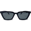 image:imageFunky Junque Cat Eye Sunglasses Trendy Retro Womens Shades  Lightweight cat eye sunglasses with slim retro frames for beach days pool parties festivals amp everyday styleBlack FramesSmoke Lenses