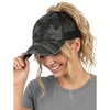 Black Mesh - Black Camo (Distressed)