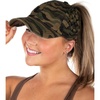 Basketweave - Green Camouflage