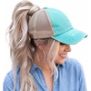 Beige Mesh - Mint (Distressed)