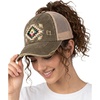 Aztec Design - Dark Olive