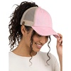 Beige Mesh - Light Pink - Distressed