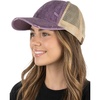 Washed Violet/Beige Mesh