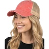 Washed Red/Beige Mesh