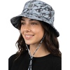 image:imageFunky Junque Flash Reflective Bucket Hat Bendable Brim Raver Cap  Reflective bucket hat with bendable wire brim for music festivals raves night runs biking amp streetwearMarble Light Blue