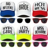 6 Pk - Hat & Sunnies Set - Bridal Pack