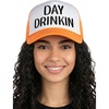 Day Drinkin - Neon Orange/White