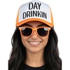Hat & Sunnies Set - Day Drinkin (Neon Orange)