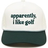 image:imageFunky Junque Golf Trucker Hat  Lightweight Golf Trucker Rope Hat with Adjustable Snapback Golf Course and Weekend Wear Funny Golf Hats for Men and WomenApparently  I Like Golf  GreenBeige