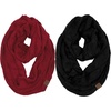 2 Pack: Black & Burgundy