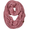 image:imageFunky Junque Infinity Scarf for Women  Oversized Chunky Winter Scarf Colorful Fall Scarves Soft Sweater Wrap Cozy StyleMauve