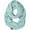 image:imageFunky Junque Infinity Scarf for Women  Oversized Chunky Winter Scarf Colorful Fall Scarves Soft Sweater Wrap Cozy StyleMint
