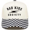 Rad Kids Society - Checker Print - Black/Beige