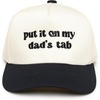 Put It on My Dad's Tab - Black/Beige