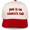 Put It on Santa's Tab - Red/Beige