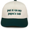 Put It on My Papa's Tab - Green/Beige