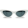 Narrow Cat-eye - White
