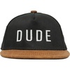 Dude - Black/Faux Leather