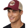 Buffalo Geometric - Burgundy/Beige
