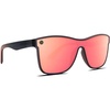 image:imageFunky Junque Mirrored Sunglasses Reflective 80s Style Shades  Lightweight frameless sunglasses with reflective mirror lenses for driving beach days festivals amp unisex 80s styleRed