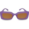 image:imageFunky Junque Oversized Vintage Sunglasses Square Frame Shades  Premium oversized sunglasses with square frames for beach days pool parties festivals travel amp everyday wearLavender FramesBrown Lenses