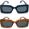 2 Pack: 1 Black & 1 Tortoise