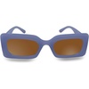 image:imageFunky Junque Oversized Vintage Sunglasses Square Frame Shades  Premium oversized sunglasses with square frames for beach days pool parties festivals travel amp everyday wearLight Blue FramesBrown Lenses