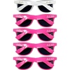 5 Pack - Bride (White) & 4 Bride Tribe (Hot Pink)