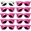 10 Pack - Bride (White) & 9 Bride Tribe (Hot Pink)