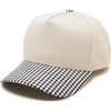 Gingham Print - Black & White/Beige