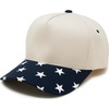 Star Print - Navy/Beige