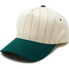 Pinstripe - Green/Beige