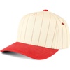 Pinstripe - Red/Beige