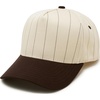 Pinstripe - Brown/Beige