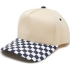 Checker Print - Navy/Beige