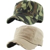 2 Pack: Distressed Khaki & Camo