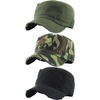 3 Pack: Distressed Black  Olive  & Camo
