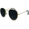 image:imageFunky Junque Vintage Round Sunglasses Small Circle Classic Shades  Ultralightweight round sunglasses with small circle frames for beach days pool parties festivals amp everyday wearGold FramesSmoke Lenses