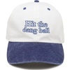image:imageFunky Junque Vintage Two Tone Cotton Dad Hat Trucker Snapback Hat  Lightweight Cotton Trucker Hat with Adjustable Snapback Golf Beach and Weekend Funny Trucker Hats for Women amp MenHit the Dang Ball  NavyNatural
