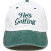 image:imageFunky Junque Vintage Two Tone Cotton Dad Hat Trucker Snapback Hat  Lightweight Cotton Trucker Hat with Adjustable Snapback Golf Beach and Weekend Funny Trucker Hats for Women amp MenHes Golfing  GreenNatural