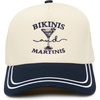 image:imageFunky Junque Womens 2 Tone Trucker Hats  Lightweight Cotton Cap with Sun Protection Golf Beach and Everyday Trendy Caps for WomenBikinis and Martinis  NavyBeige